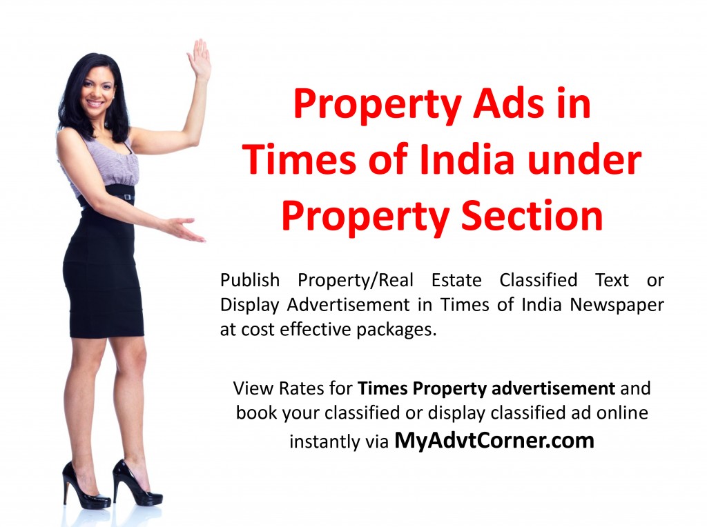 Property ads in Times of India