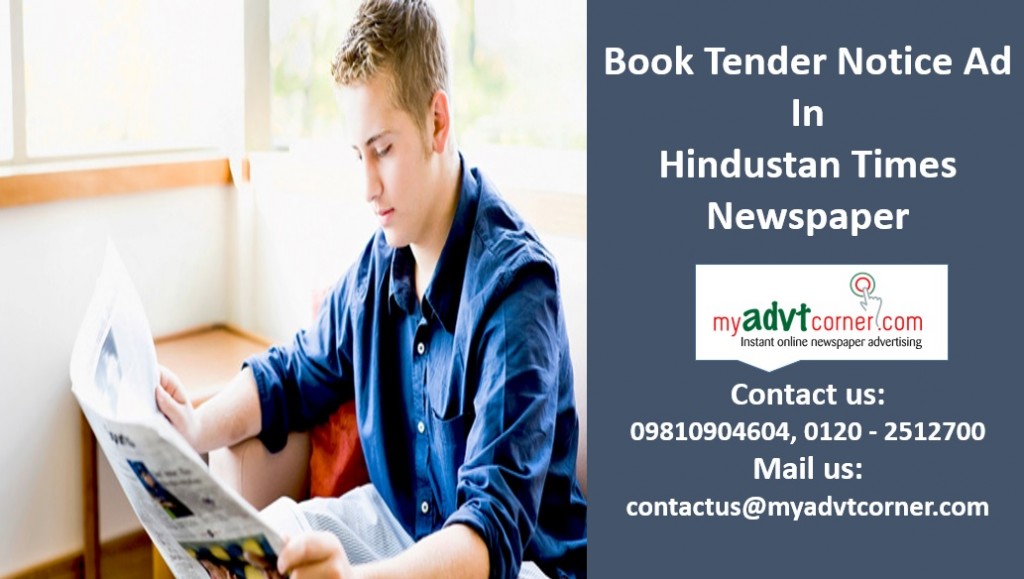 Hindustan Times Tender Notice Ads