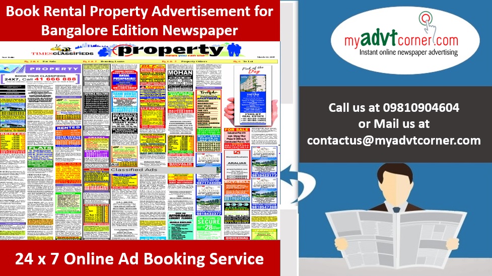 Rental Property Ads for Bangalore