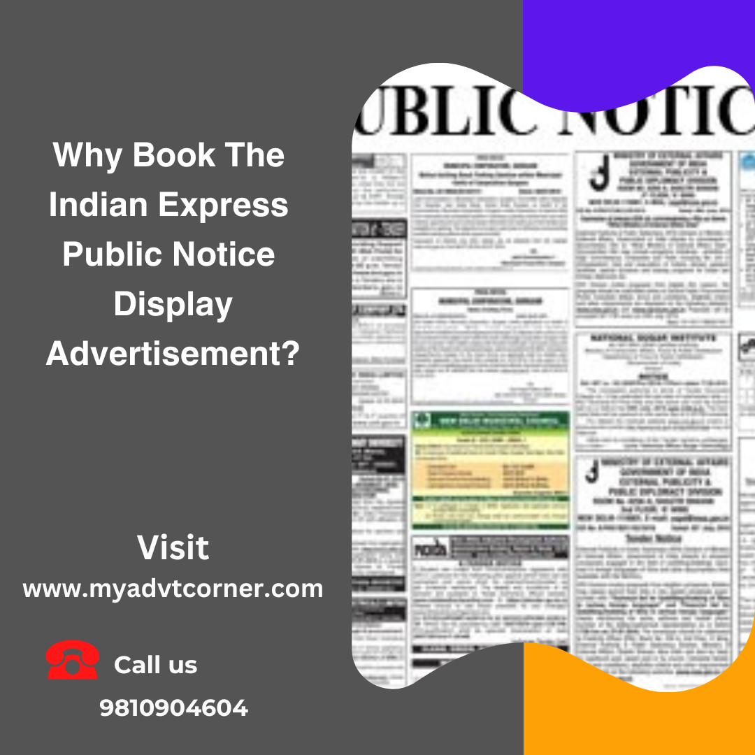 The Indian Express Public Notice Ads